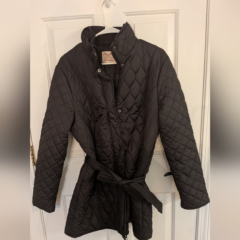 Faded Glory Women's Black Quilted Ski Jacket